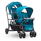 Alternate image 0 for Joovy&reg; Big Caboose Graphite Stand-On Triple Stroller in Turquoise
