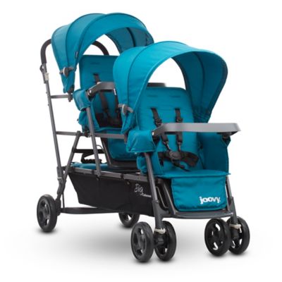 Joovy&reg; Big Caboose Graphite Stand-On Triple Stroller in Turquoise