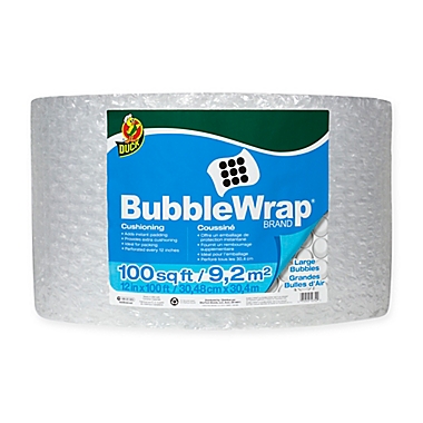 Duck&reg; Large Clear Bubble Wrap&reg; Cushioning. View a larger version of this product image.