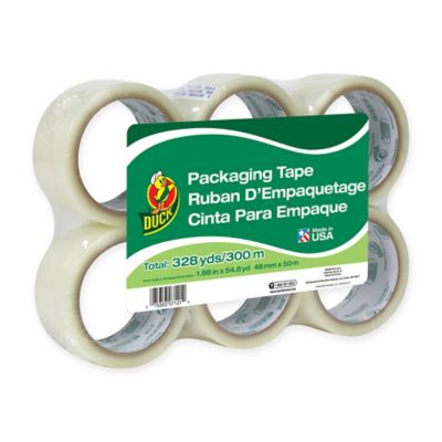 Duck&reg; 6-Pack Clear Packaging Tape