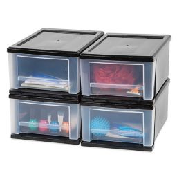 IRIS® 7 qt. Stacking Drawers (Set of 4)