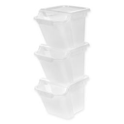 IRIS® 18.4 qt. Recycling Bins (Set of 3)