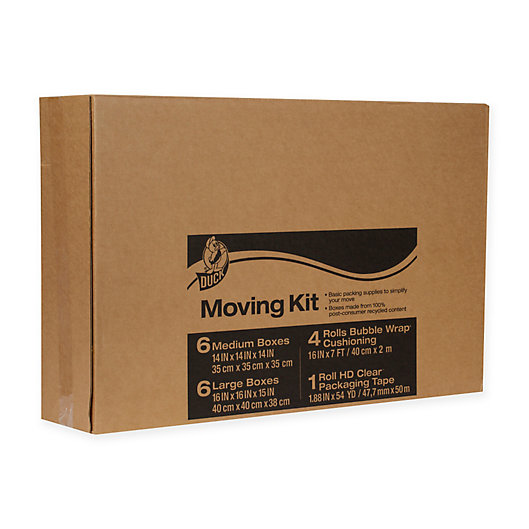 Alternate image 1 for Duck® Bubble Wrap® 17-Piece Moving Kit