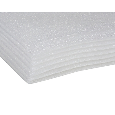 Duck&reg; Foam Pouches in White (8-Pack) 12in. x 12in.. View a larger version of this product image.