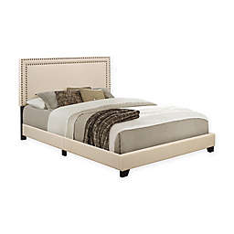 Pulaski Upholstered King Bed in Cream