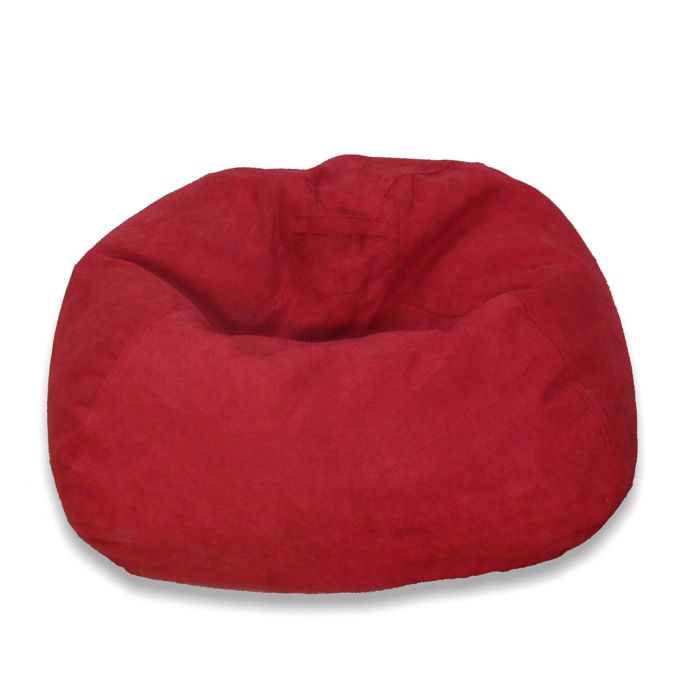 Buy Large Microsuede Bean Bag Chair in Red from Bed Bath & Beyond