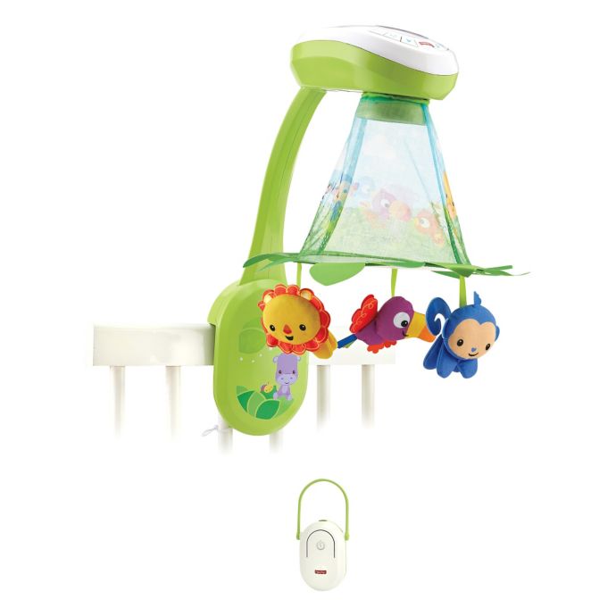 Fisher Price Rainforest Grow With Me Projection Mobile Bed Bath