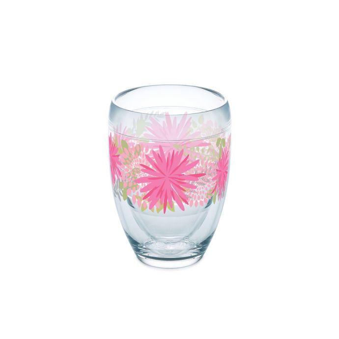 Tervis Pink Mums Wrap Stemless Wine Glass Bed Bath Beyond