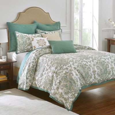 Bluestone Court Harper Duvet Cover In Sage Bed Bath Beyond