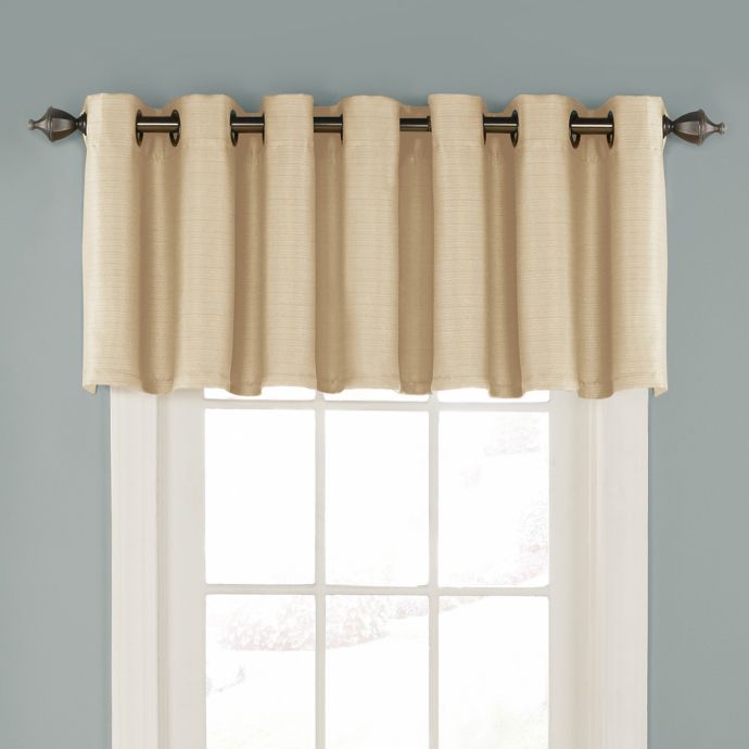 Eclipse Bryson Tailored Grommet Room Darkening Valance Bed Bath & Beyond