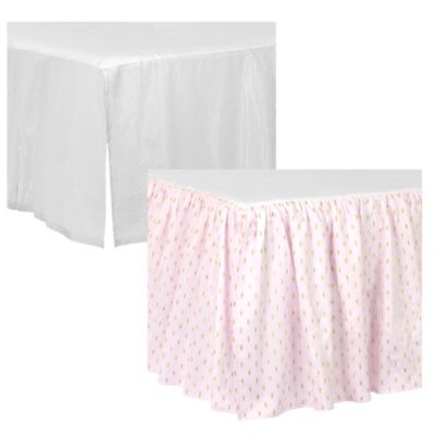 sparkle crib skirt