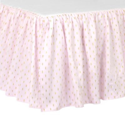 sparkle crib skirt