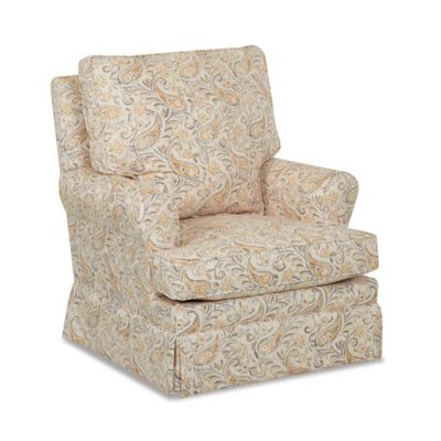 swivel glider with gliding ottoman