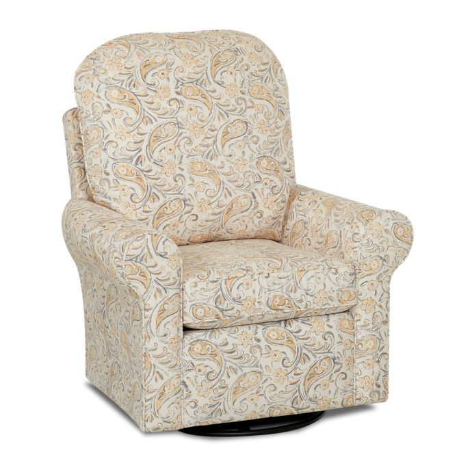 Klaussner® Glider and Ottoman in Joule Daisy buybuy BABY