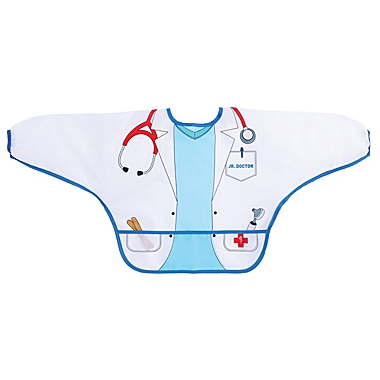 Dreambaby&reg; 2-Pack Vet and Doctor Food and Fun Character Bibs/Smocks with Sleeves. View a larger version of this product image.