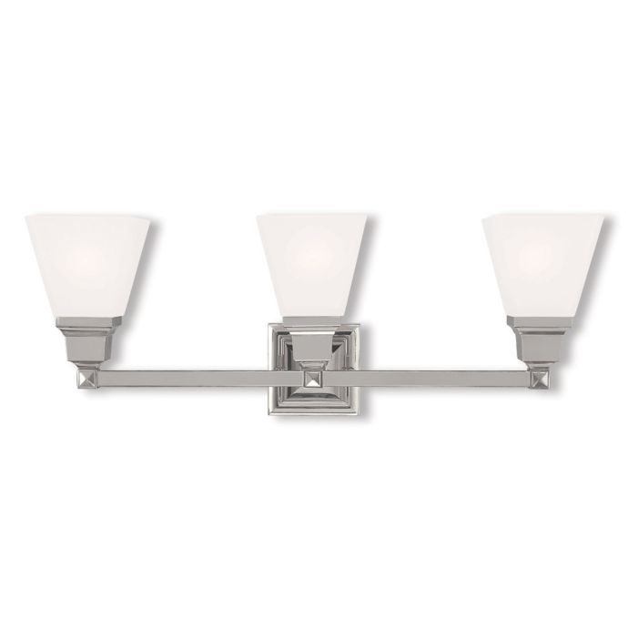 Livex Lighting Mission Collection 3 Light Wall Bath Light With