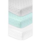 Alternate image 0 for Just Born&reg; Sparkle Fitted Crib Sheet