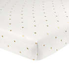 Alternate image 0 for Just Born&reg; Sparkle Sunburst Fitted Crib Sheet in Ivory