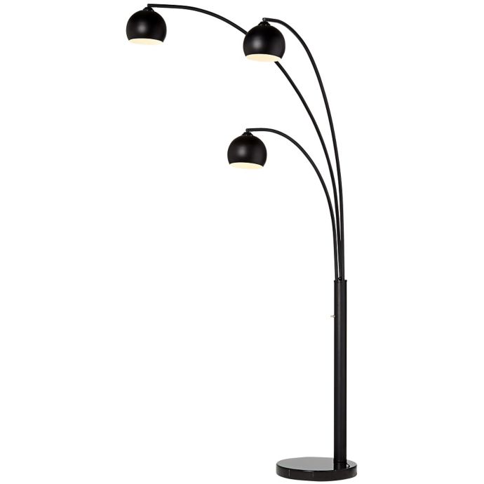 Pacific Coast Lighting Crosstown 3 Light Arc Floor Lamp In Oil Rubbed Bronze Bed Bath Beyond