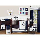 Alternate image 0 for Sweet Jojo Designs Anchors Away 11-Piece Crib Bedding Set