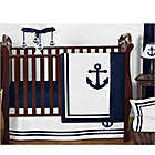 Alternate image 5 for Sweet Jojo Designs Anchors Away 11-Piece Crib Bedding Set