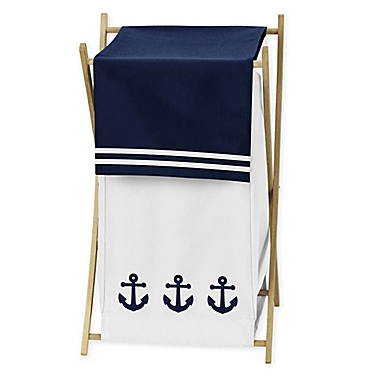 Sweet Jojo Designs Anchors Away Hamper. View a larger version of this product image.