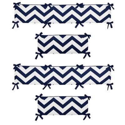 chevron crib bumper