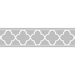 Sweet Jojo Designs® Trellis Wallpaper Border in Grey/White
