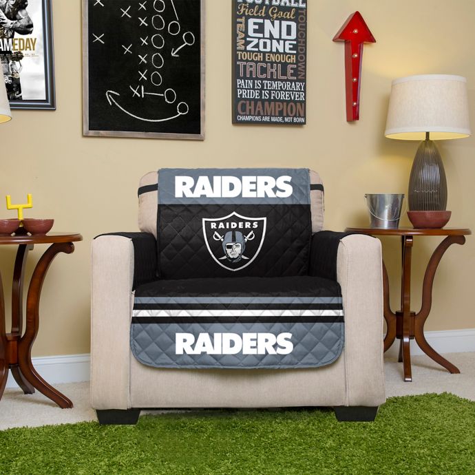 Nfl Oakland Raiders Chair Cover Bed Bath Beyond