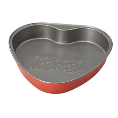 kate spade new york She Follows Her Nose and Her Heart ™ 9-Inch Heart Pan  in Red | Bed Bath & Beyond