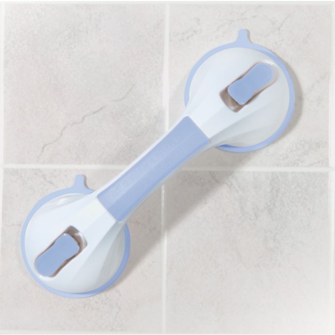 Drive Medical Suction Cup Handle Grab Bar in White Bed Bath and