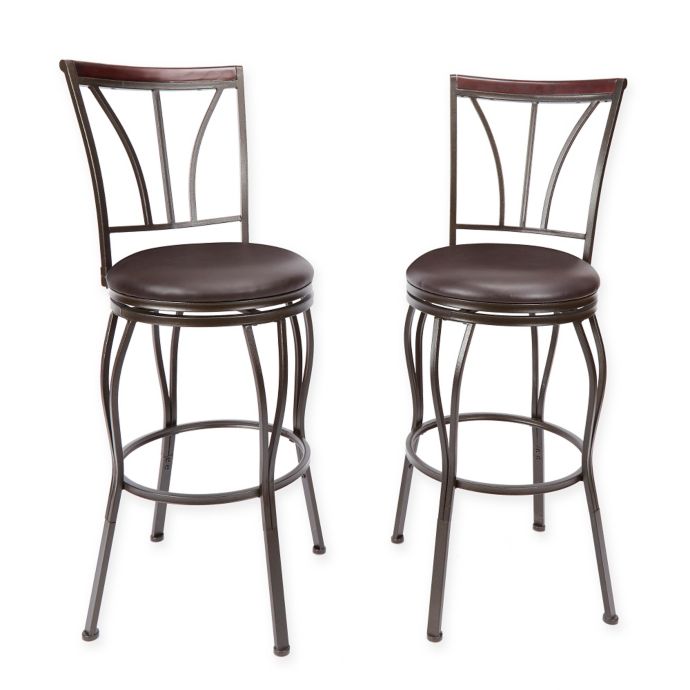 Ashton Bar Stool In Bronze Set Of 2 Bed Bath Beyond