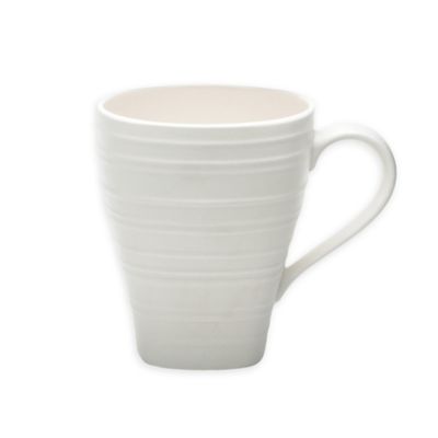 Mikasa&reg; Swirl Square Mug in White