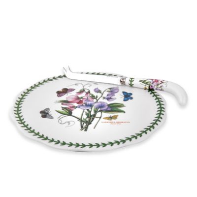 Lilac Porcelain Portmeirion Botanic Garden 12.5 Inch Large Oval Gratin Dish 