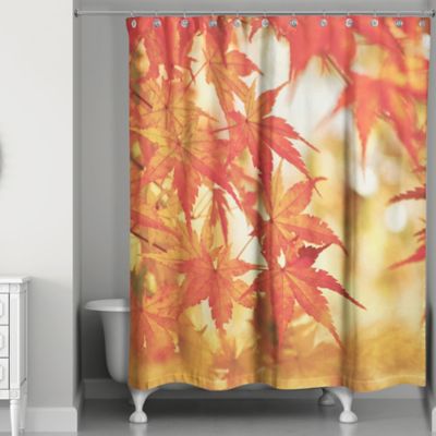 autumn shower curtain