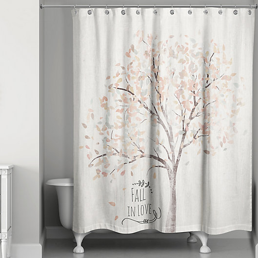 Fall In Love Shower Curtain Bed Bath, Fall Tree Shower Curtain