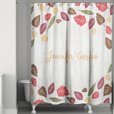 autumn shower curtain