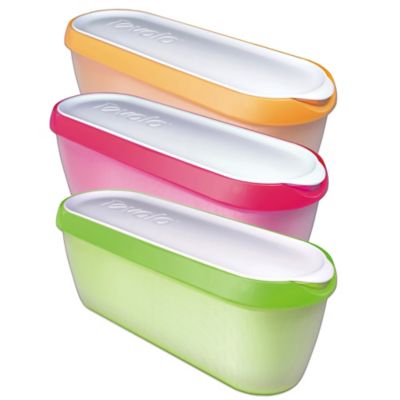 insulated ice cream storage tub