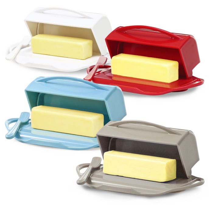 Butterie™ FlipTop Butter Dish with Spreader Bed Bath and Beyond Canada