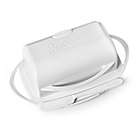 Alternate image 4 for Butterie&reg; Flip-Top Butter Dish with Spreader in White