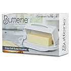 Alternate image 5 for Butterie&reg; Flip-Top Butter Dish with Spreader in White