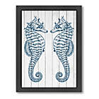 Alternate image 0 for Americanflat Double Seahorse 21-Inch x 27-Inch Framed Wall Art