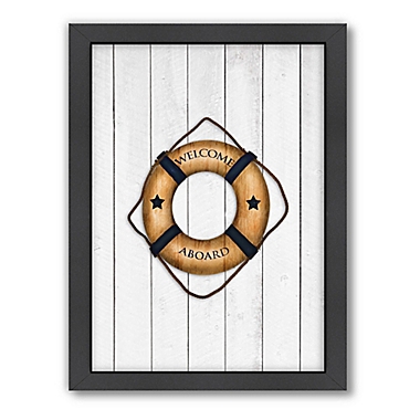 Americanflat Lifesaver 21-Inch x 27-Inch Wood-Framed Wall Art. View a larger version of this product image.