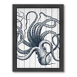 Americanflat Wood Octopus 21-Inch x 27-Inch Digitally Printed Wall Art