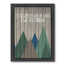 Americanfal "Move Mountains" 2 21-Inch x 27-Inch Wood-Frame Wall Art