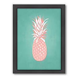 Americanflat Jilly Jack Designs PalmSprints Pineapple 21-Inch x 27-Inch Framed Matte Print