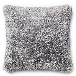 Loloi Shaggy 22-Inch Square Throw Pillow in Grey