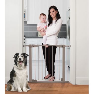 Dreambaby&reg; Boston Auto-Close Security Gate in Taupe. View a larger version of this product image.