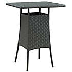 Alternate image 0 for Modway Sojourn Small Outdoor Bar Table in Chocolate