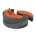 Alternate image 2 for Modway Summon 2-Piece Outdoor Wicker Daybed in Sunbrella&reg; Canvas